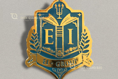 Logo bằng đồng EI Group