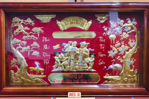 Tranh đồng mừng thọ