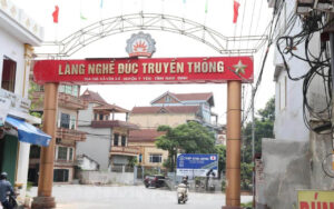 Làng nghề đúc đồng truyền thống nổi tiếng Ý Yên, Nam Định.